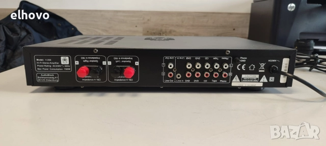 Стерео усилвател Block V250, снимка 7 - Ресийвъри, усилватели, смесителни пултове - 52637266