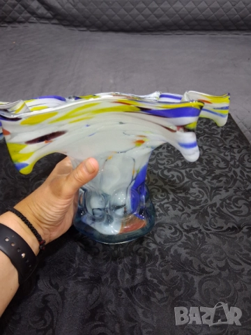 Ваза Мурано , снимка 4 - Други ценни предмети - 52357321