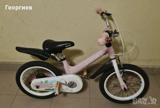 Детско колело Kikka Boo Makani Ostria 16“ МАГНЕЗИЕВА РАМКА, снимка 4 - Детски велосипеди, триколки и коли - 52862845