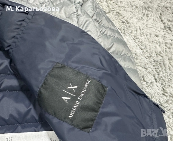 Мъжко яке Armani Exchange Lightweight Down Jacket, Размер L, снимка 8 - Якета - 53575640