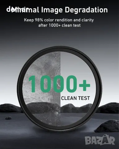 Heysliy 77 mm UV филтър, филтър за ултравиолетова защита на обектива, снимка 2 - Обективи и филтри - 49242350