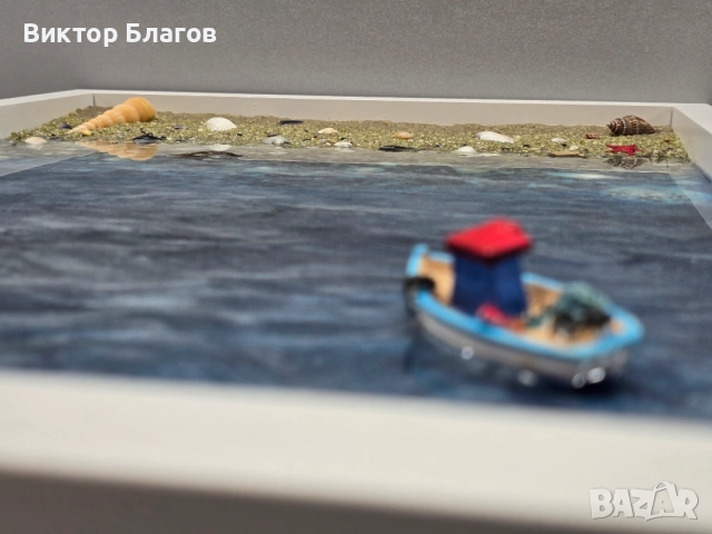 3D картина с море от епоксидна смола, снимка 7 - Картини - 52937575