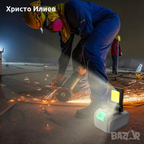 LED работна лампа за Makita DeWALT Milwaukee Bosch, снимка 7 - Други инструменти - 53616984