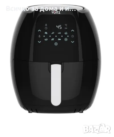  Фритюрник AirFryer Voltz OV51980F 1800W, 7.7L, 2 ГОДИНИ ГАРАНЦИЯ, снимка 2 - Съдове за готвене - 46981727