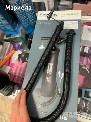 РЪЧНА ПОМПА BESTWAY Air Hammer 62030 48см., снимка 6 - Надуваеми легла - 47224138