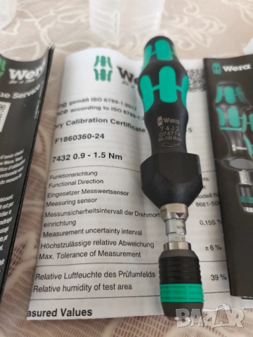 Отвертка динамометрична, регулируема., снимка 3 - Отвертки - 53923508