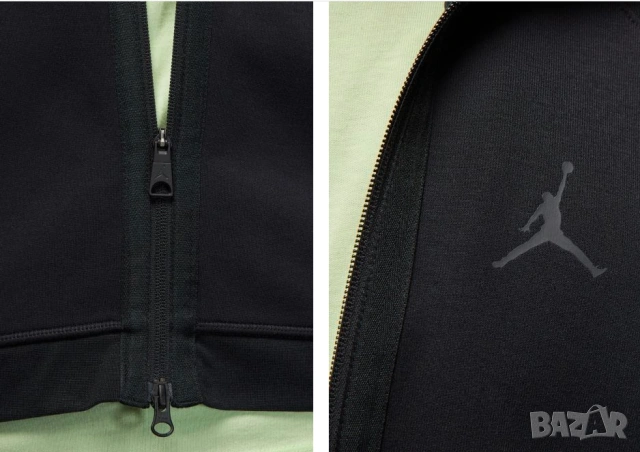 суитчер Nike Jordan Dri-FIT Sport Men's Air Fleece Full-Zip Hoodie размер S, снимка 3 - Спортни дрехи, екипи - 54220904