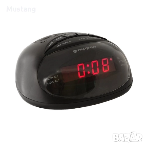 Радиочасовник с аларма Nippon NP 316, снимка 4 - Радиокасетофони, транзистори - 52632844