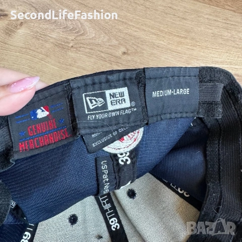 Бейзболна шапка с козирка New Era MLB New York Yankees, регулируема колекционерска , снимка 5 - Шапки - 53822383