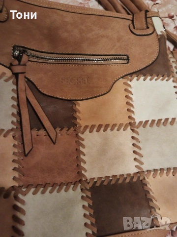 SECRET Оригинал Нова Кожена Дамска Чанта , снимка 10 - Чанти - 51773537