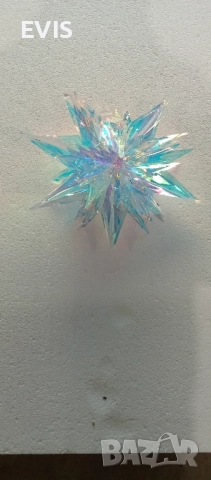3D Коледна украса – снежинка, звезда, топка с отблясъци, снимка 7 - Други - 51932790