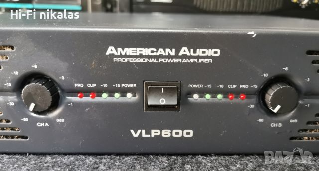 професионално стъпало AMERICAN AUDIO VLP 600, снимка 3 - Ресийвъри, усилватели, смесителни пултове - 45095273