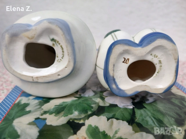 Royal Dux Czechoslovakia двойка винтидж фигурки на зайчета, снимка 16 - Колекции - 53705068