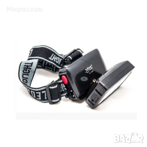 YAJIA Акумулаторна супер ярка 12 LED челна лампа YJ-1837 черна FL109-C, снимка 2 - Други инструменти - 52547171
