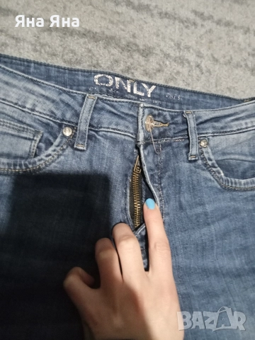 Дамски дънки с цепки "S"размер !, снимка 3 - Дънки - 52932219