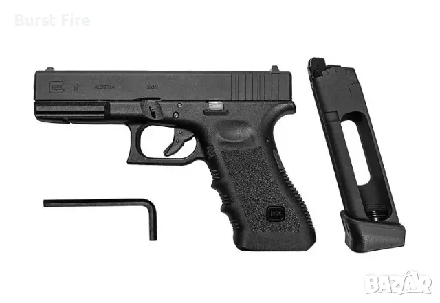 Airsoft Пистолет Umarex Glock 17 CO2 Делукс пакет, снимка 3 - Въздушно оръжие - 46829197