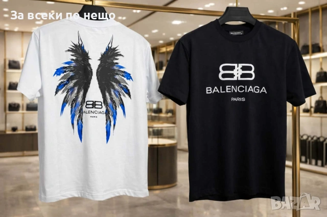 Balenciaga Мъжка Тениска👕Мъжка Блуза С Къс Ръкав - Различни Цветове Код Urban19, снимка 5 - Тениски - 53667372