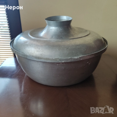 Алуминиев съд,ретро,от соца, стар, снимка 7 - Антикварни и старинни предмети - 52662730