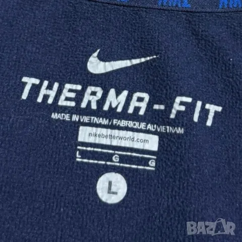 Оригинална мъжка блуза Nike Blue Therma | L размер, снимка 4 - Блузи - 49112020