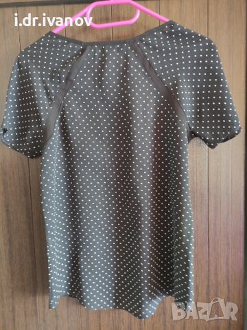 блуза на точки в черно и бяло Athosрhere , снимка 2 - Тениски - 46123778