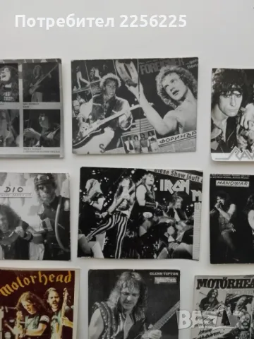 ЛОТ стари картички на метъл групи (лот 15), снимка 4 - Колекции - 49880133