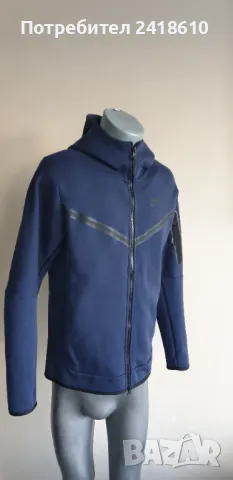 Nike Tech Full Zip Hoodie Mens Size S НОВО! ОРИГИНАЛ! Мъжки Суитшърт!, снимка 4 - Спортни дрехи, екипи - 48909987