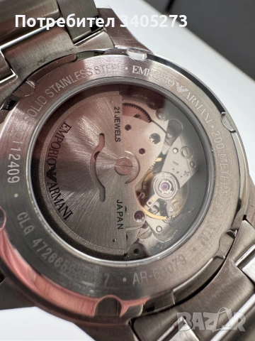 Часовник EMPORIO ARMANI SEA EXPLORER AR60079, снимка 8 - Мъжки - 54082005