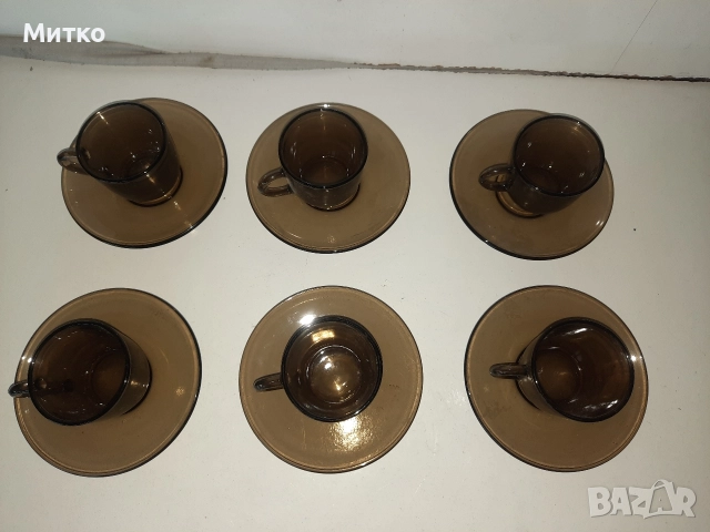 Сервиз за кафе от дуралекс DURALEX , снимка 3 - Сервизи - 52804066