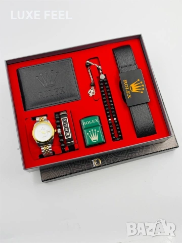 ROLEX 💎Мъжки Подаръчни Комплекти , снимка 9 - Подаръци за мъже - 53360062