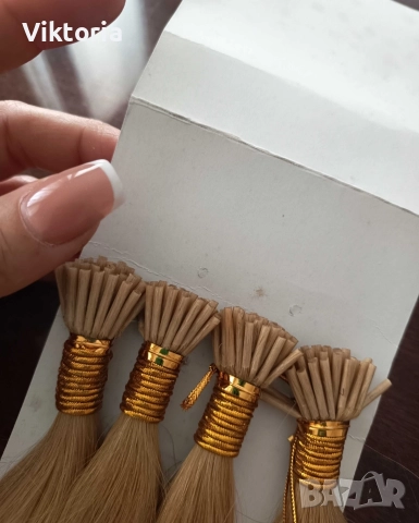 Естествена европейска коса 46см.100гр., снимка 3 - Аксесоари за коса - 52662329