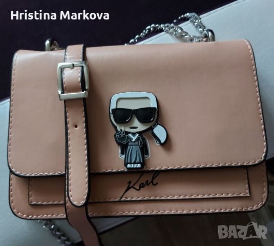 Малка чанта Karl Lagerfeld , снимка 1 - Чанти - 45672496