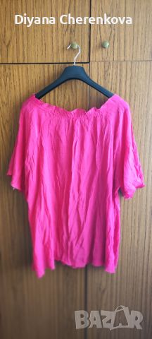 Дамска цикламена лятна блуза марка Zizzi, снимка 2 - Туники - 46408075
