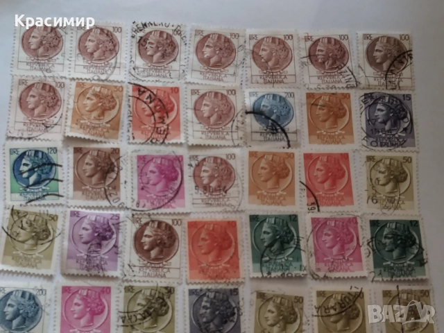 ПОЩЕНСКИ марки Италия , снимка 5 - Филателия - 52935448