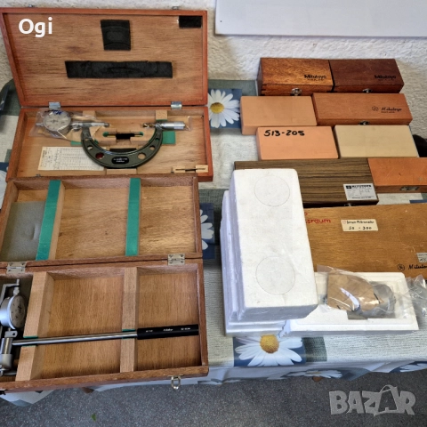 Измервателни инструменти MITUTOYO , снимка 5 - Стругове - 52976085