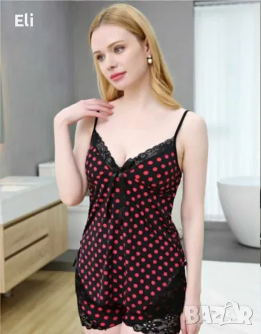 Дамски пижами потник и къси панталонки , снимка 12 - Нощници - 50015126