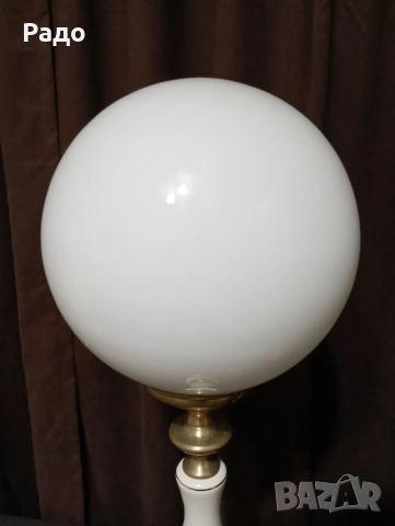 Комплект от две много големи порцеланови лампи - лампа, снимка 5 - Антикварни и старинни предмети - 52511839