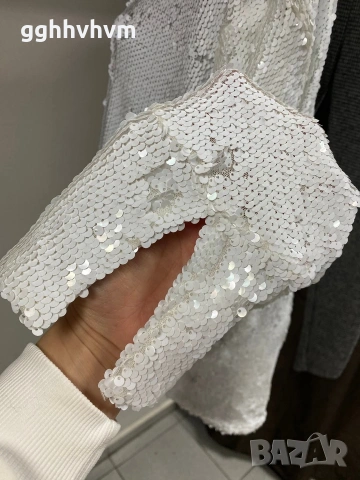 риза с обръщащи се пайети, снимка 4 - Ризи - 53063264