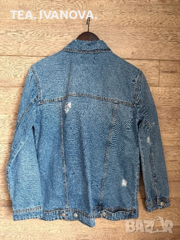 Дамско дънково яке Stradivarius , снимка 3 - Якета - 53995483