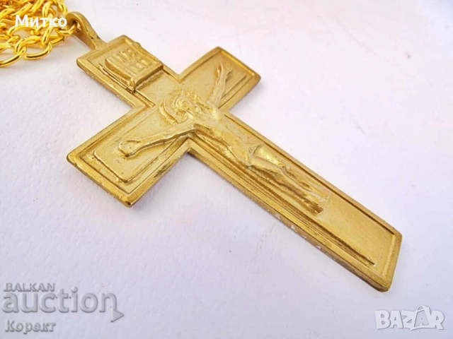 НОВ Свещенически, попски бронзов нагръден кръст, снимка 6 - Колекции - 45341781
