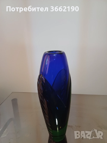 Кристална ваза Мурано, снимка 3 - Вази - 52760638