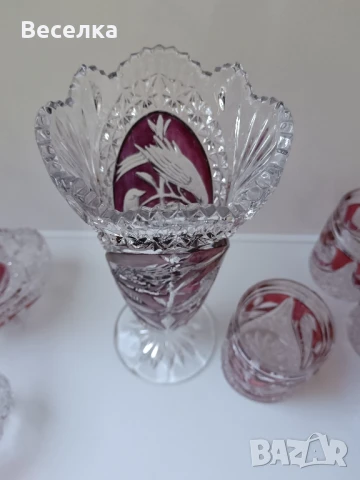 Пълен сервиз за уиски, оловен кристал , снимка 9 - Сервизи - 51223756