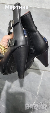 Дамски боти Tommy Hilfiger естествена кожа 38 номер, снимка 4 - Дамски боти - 52514526