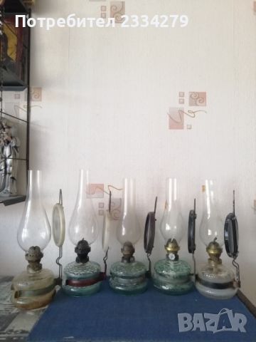 Газени лампи,стари големият модел., снимка 1 - Антикварни и старинни предмети - 35131730