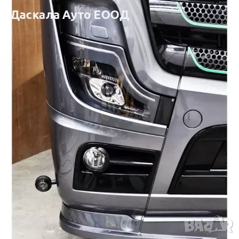 Кoмплект пластмасови вежди за фарове за Mercedes Actros MP4 MP5, снимка 2 - Аксесоари и консумативи - 47211460