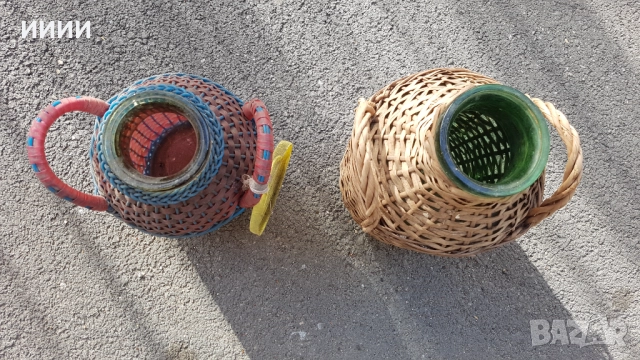 Буркан с оплетка 2 бр, снимка 2 - Други стоки за дома - 51863290