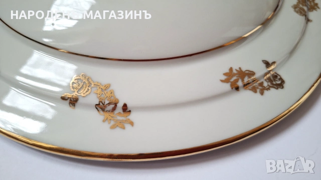 LIMOGES - D.R.B - Антикварен френски порцелан терин Много голям съд за топло сервиране супник сервиз, снимка 9 - Други ценни предмети - 53261159