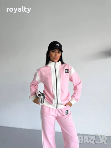 Ch🅰️nel Розов Дамски Комплект НА ЕДРО , снимка 2 - Спортни екипи - 52884167