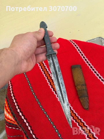 Уникална Габровска Кама Стара ергенска 27 см