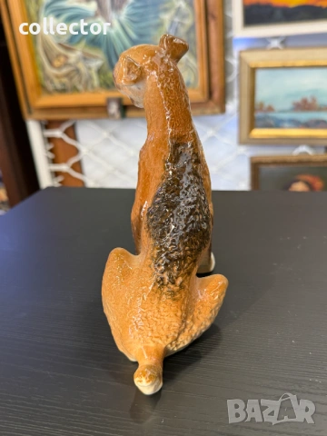 Порцеланово куче от породата Еърдейл ЛФЗ. №7916, снимка 5 - Колекции - 53681419