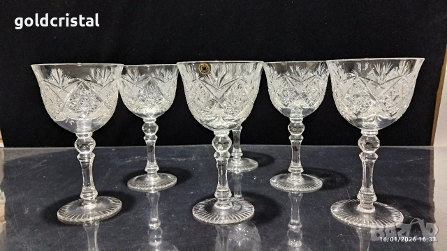 кристални чаши 